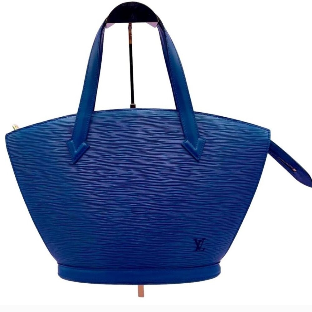 Louis Vuitton Epi Saint Jacques Toledo Blue Tote EUC
